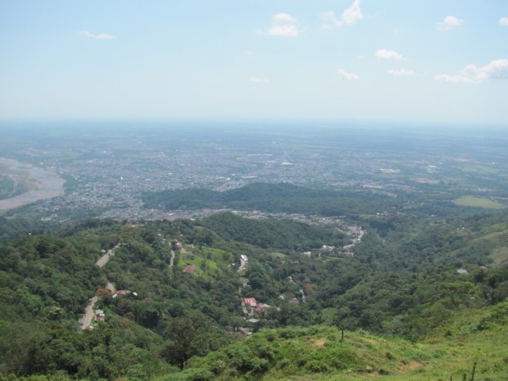 Panorámica de la ciudad de Villavicencio en el centro oriente de Colombia.