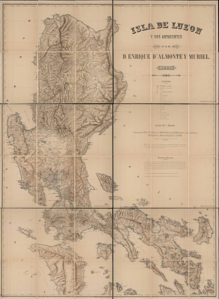 Enrique d’Almonte, Isla de Luzón (Filipinas), 1883